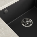 Zlew Zlewozmywak Granitowy Czarny Podwieszany IBIZA Zlew Zlewozmywak Granitowy Czarny Podwieszany IBIZA