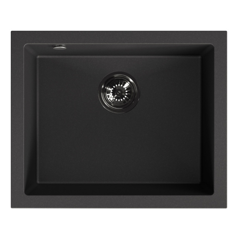 Zlew Zlewozmywak Granitowy Czarny Podwieszany IBIZA Zlew Zlewozmywak Granitowy Czarny Podwieszany IBIZA