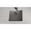 Zlew Zlewozmywak Granitowy Szary Podwieszany IBIZA Zlew Zlewozmywak Granitowy Szary Podwieszany IBIZA