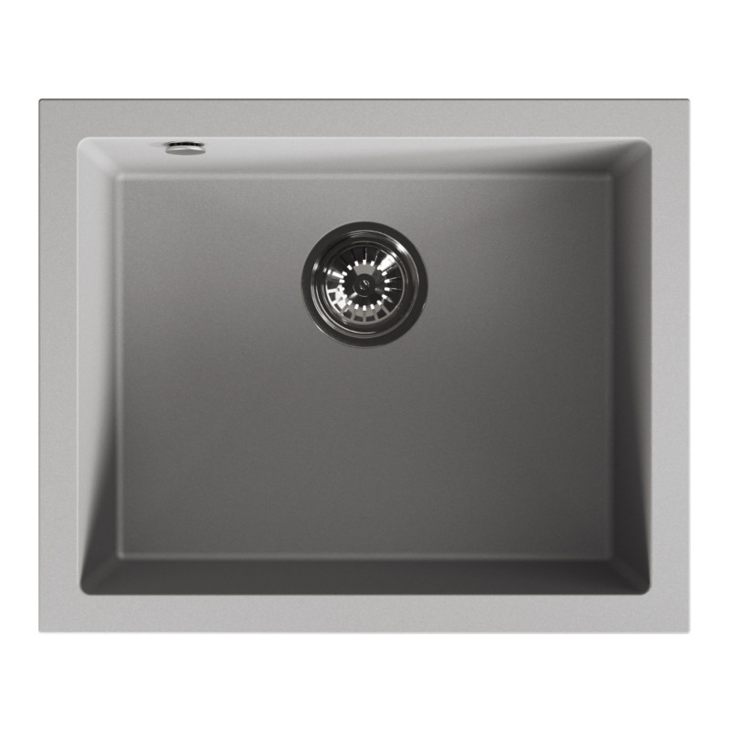 Zlew Zlewozmywak Granitowy Szary Podwieszany IBIZA Zlew Zlewozmywak Granitowy Szary Podwieszany IBIZA