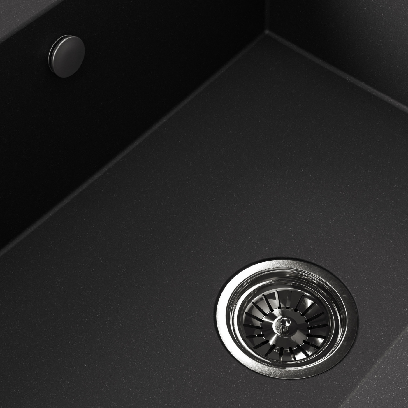 Zlew Zlewozmywak Granitowy Czarny KOMODO