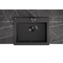 Zlew Zlewozmywak Granitowy Czarny KOMODO