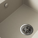 Zlew Zlewozmywak Granitowy Beżowy KOMODO Zlew Zlewozmywak Granitowy Beżowy KOMODO