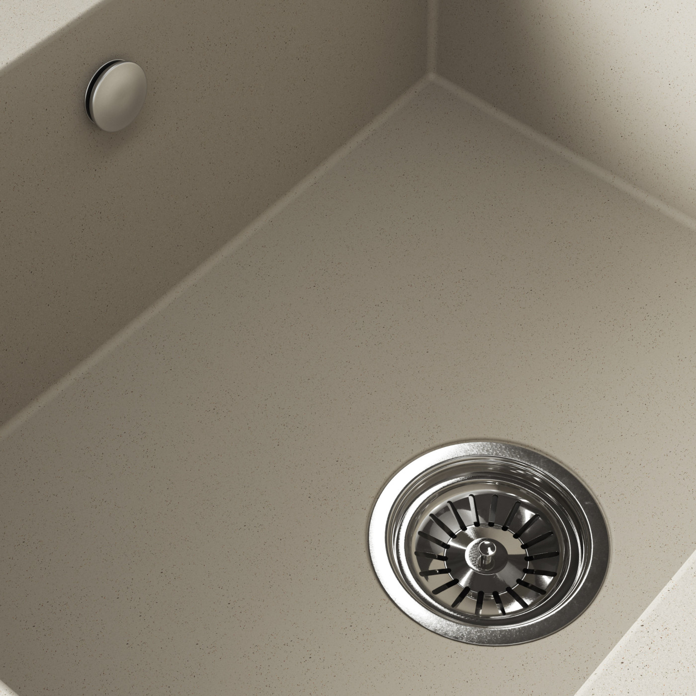 Zlew Zlewozmywak Granitowy Beżowy KOMODO Zlew Zlewozmywak Granitowy Beżowy KOMODO