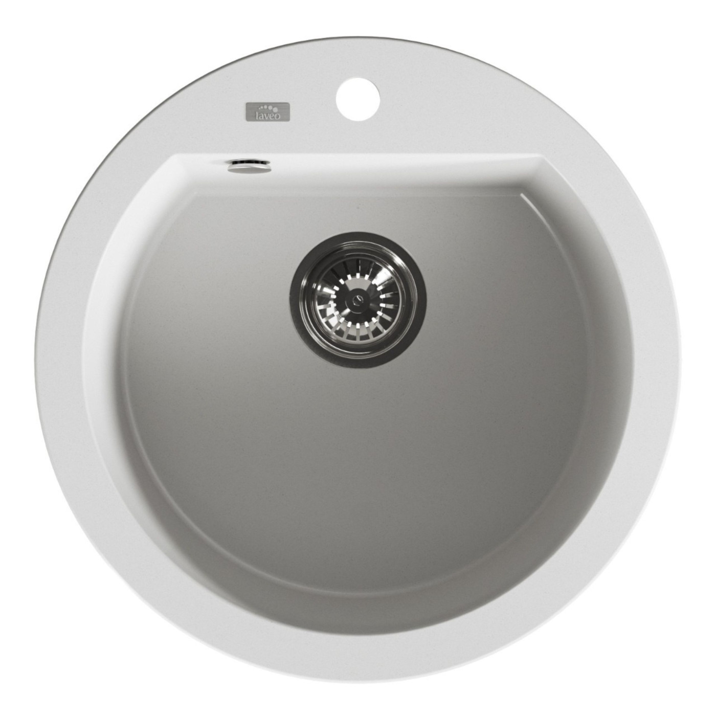 Zlew Zlewozmywak Granitowy Biały Okrągły Dafne Zlew Zlewozmywak Granitowy Biały Okrągły Dafne