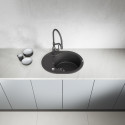 Zlew Zlewozmywak Granitowy Czarny DAFNE