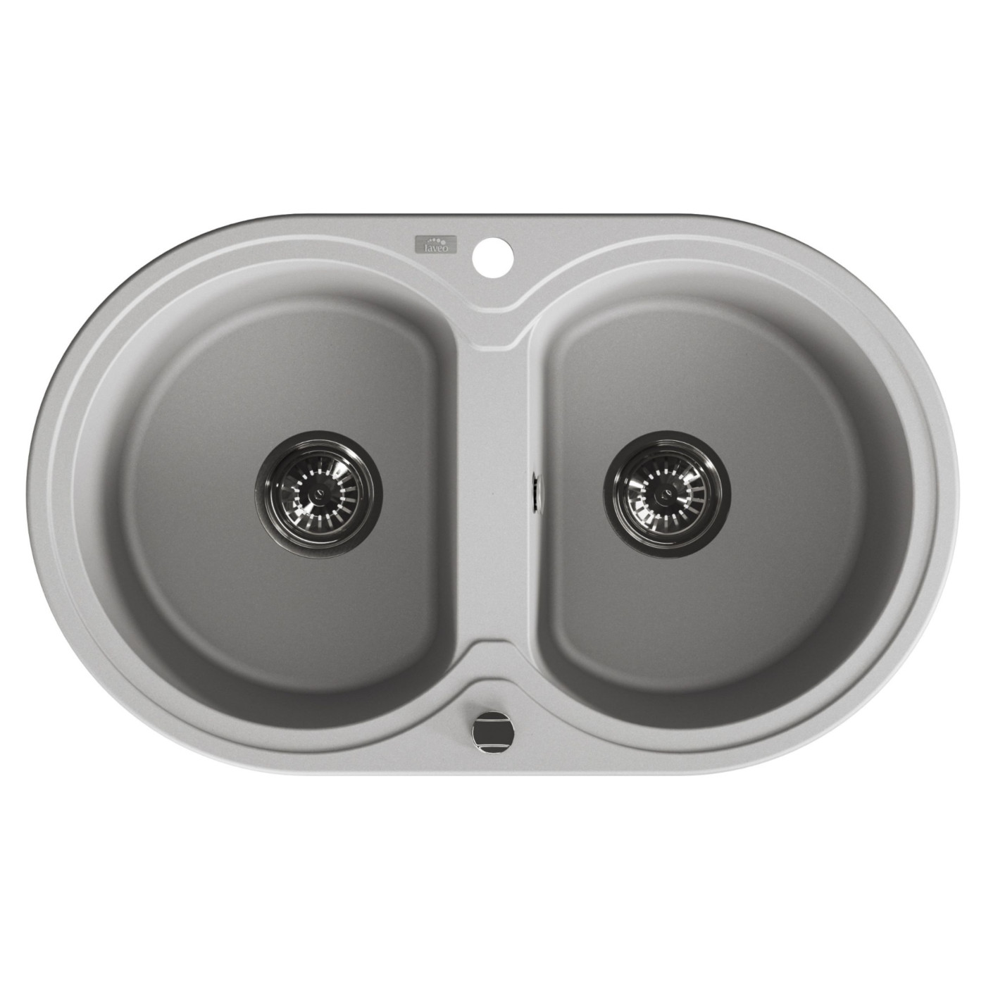 Zlew Zlewozmywak Granitowy Szary 2 Komorowy DAFNE