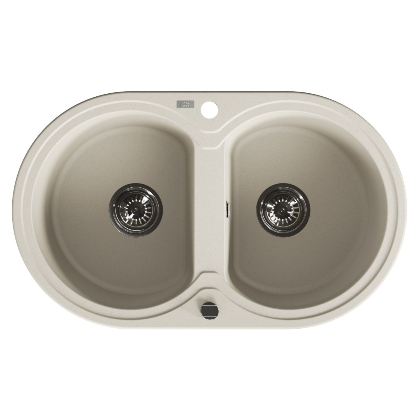 Zlew Zlewozmywak Granitowy Beżowy 2 Komorowy DAFNE