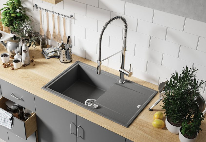 Trendy w zlewach granitowych w 2025 roku – solidność, estetyka i funkcjonalność w Twojej kuchni